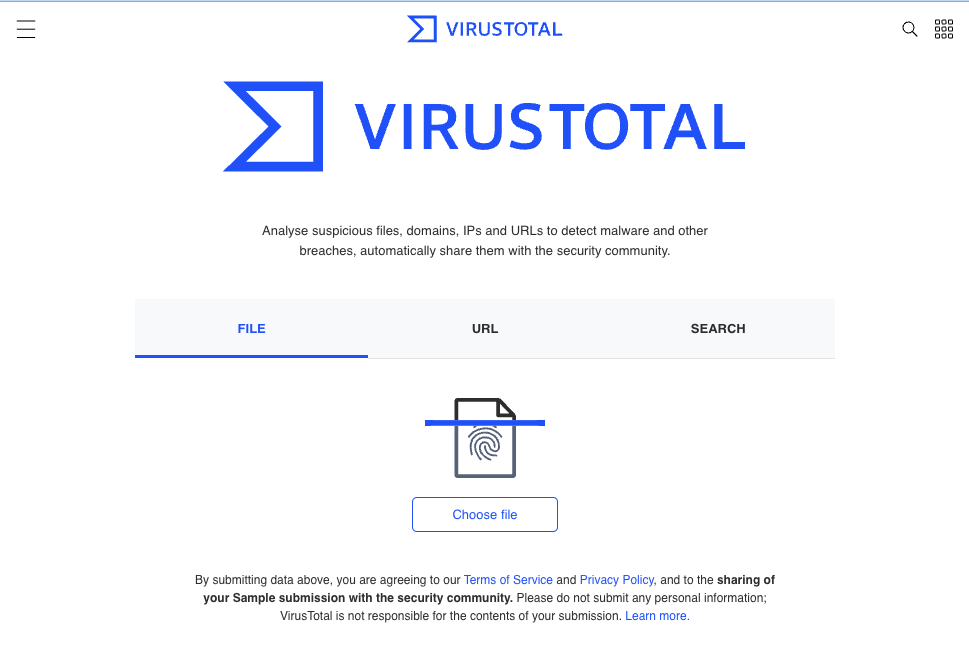 VirusTotal test